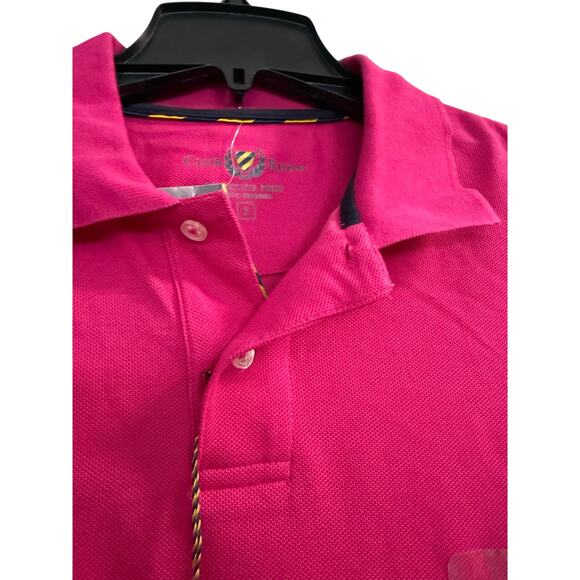 Club Room Polo Shirt Men's Short Sleeve Fuschia Size S collared - Picture 7 of 10